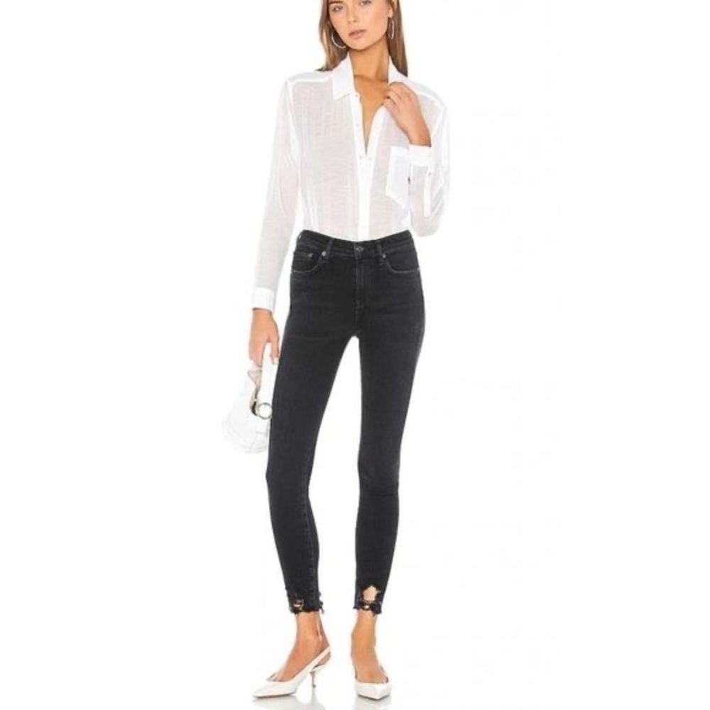 Agolde Sophie Mid-rise Jeans